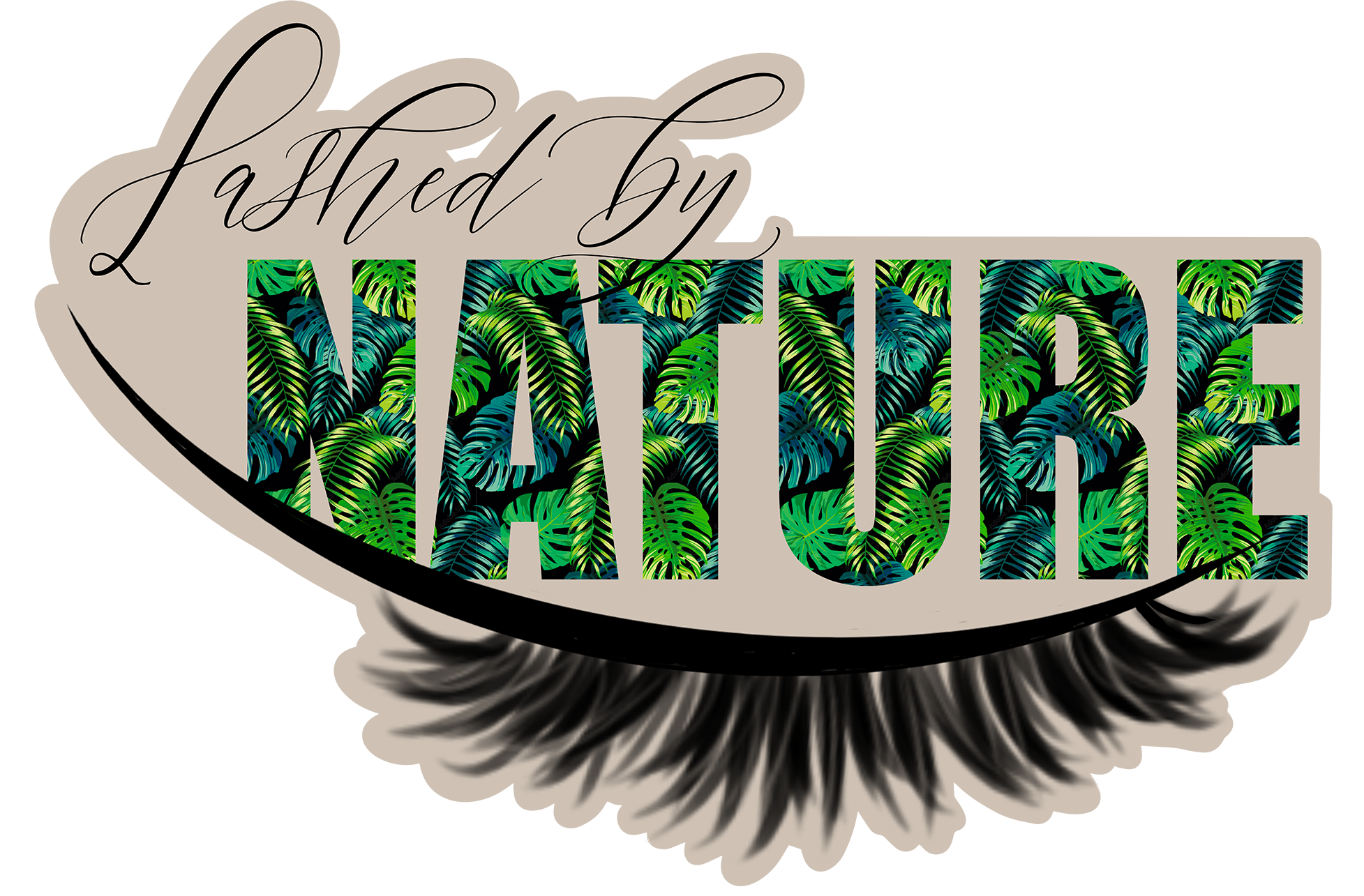 Lashed by Nature Logo